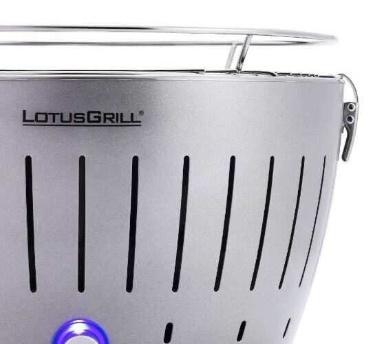 LotusGrill Tischgrill metallicsilber Classic
