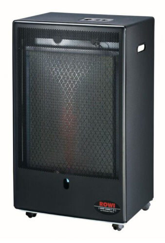 Rowi HGO 3400/2 K Gasheizofen Katalyt Gasofen black wie neu Top